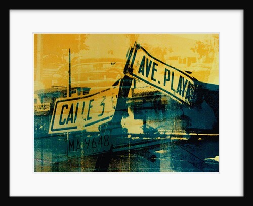 Green and Yellow Street Sign, 2012 by David Studwell