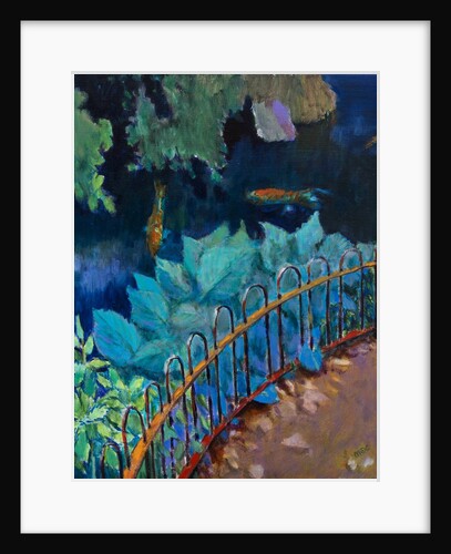 Koi and Hostas, 2012 by Marco Cazzulini