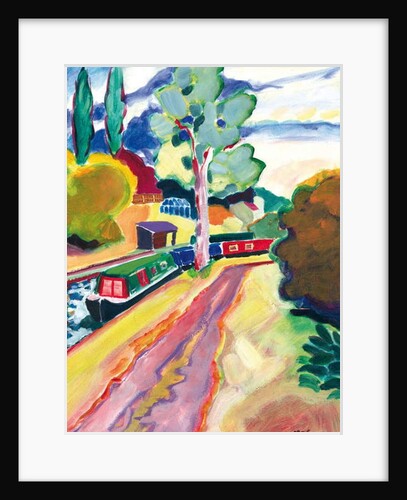 Canal Boats, 1998 by Marco Cazzulini