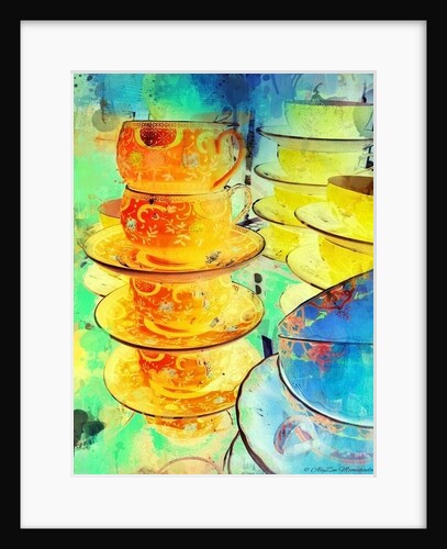 Orange and Gold Stack, 2014 by AlyZen Moonshadow