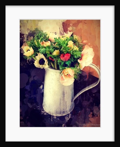 Anemones in Jug, 2014 by AlyZen Moonshadow