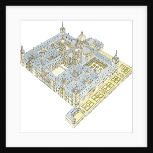 Monastery of San Lorenzo El Real de El Escorial. Spain by Fernando Aznar Cenamor
