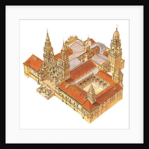 Santiago de Compostela Cathedral. Spain by Fernando Aznar Cenamor