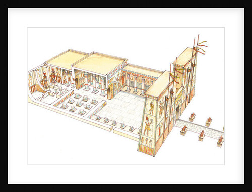 Egyptian Temple by Fernando Aznar Cenamor