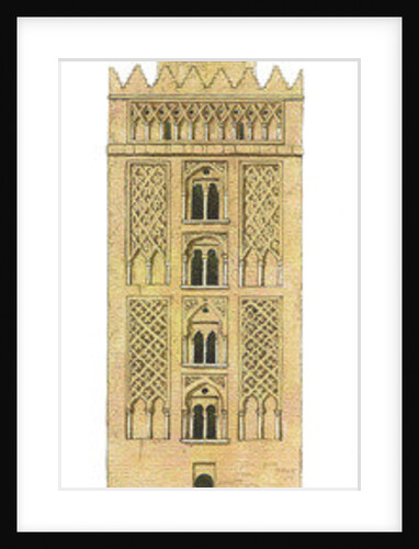 Islamic Minaret. Sevilla Cathedral, Spain. Reconstruction by Fernando Aznar Cenamor