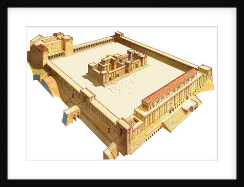 Temple in Jerusalem. Herod's Temple by Fernando Aznar Cenamor
