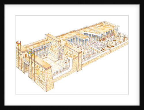 Egyptian Temple by Fernando Aznar Cenamor