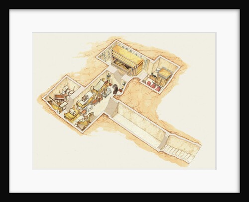 Tutankhamun's Tomb by Fernando Aznar Cenamor