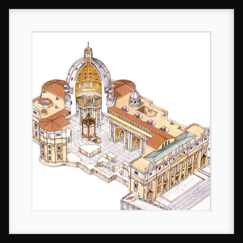 St. Peter's Basilica. Vatican City, Rome. Italy by Fernando Aznar Cenamor