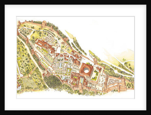 Alhambra, Granada, Spain. Aerial view by Fernando Aznar Cenamor