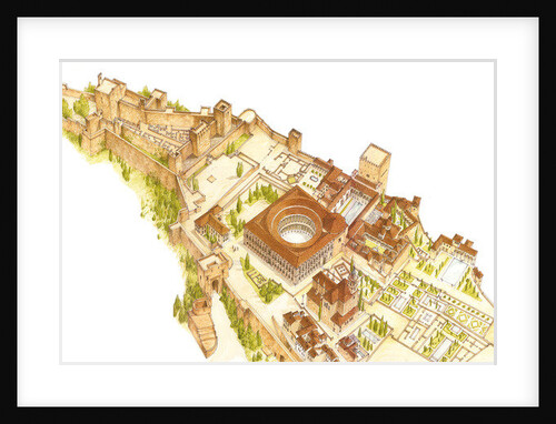 Alhambra, Granada, Spain. Castle and palaces by Fernando Aznar Cenamor