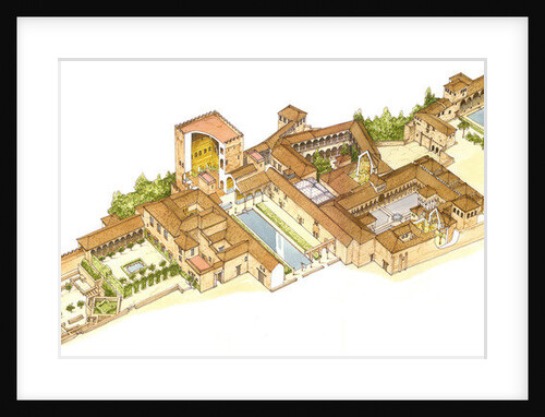Alhambra, Granada, Spain. Royal palaces by Fernando Aznar Cenamor