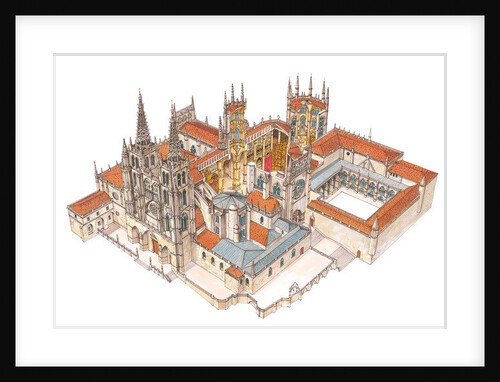 Burgos Cathedral. Spain by Fernando Aznar Cenamor