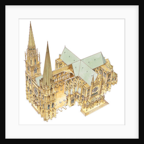 Chartres Cathedral. France by Fernando Aznar Cenamor