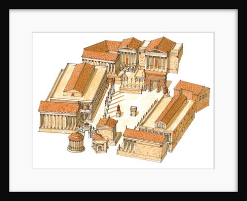 Imperial Forum. Rome. Aerial view by Fernando Aznar Cenamor