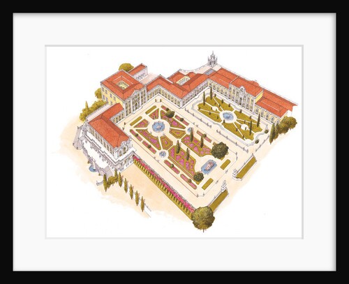 Queluz National Palace. Lisboa, Portugal by Fernando Aznar Cenamor