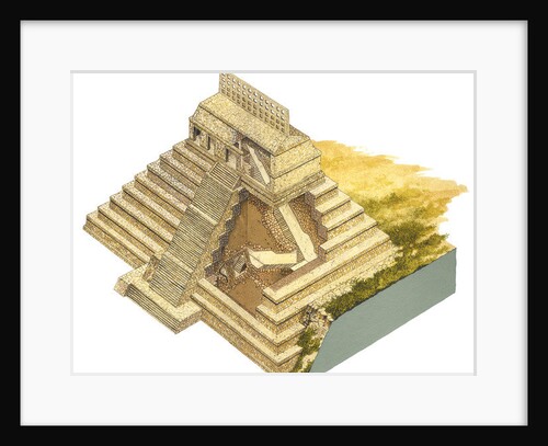 Palenque, Mexico. Temple of the Inscriptions by Fernando Aznar Cenamor