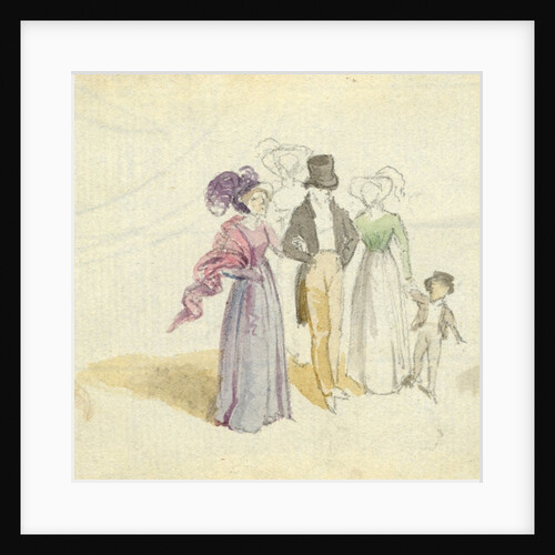 A family strolling, c.1825 by English School