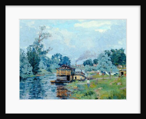 River Landscape by Jean Baptiste Armand Guillaumin
