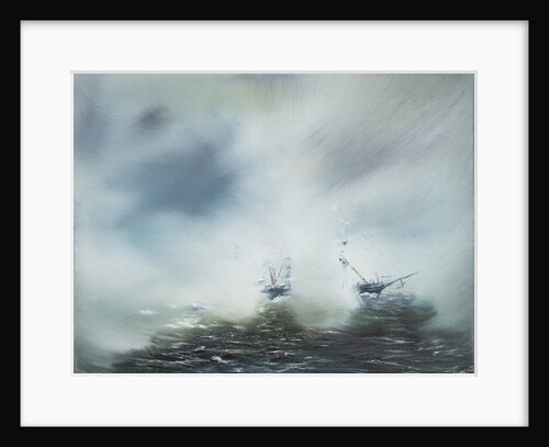 Clearing in sea mist Scott en route to Antarctica January 1902, 2014, by Vincent Alexander Booth