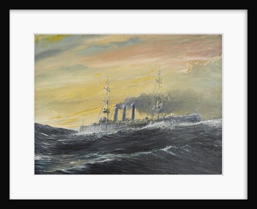 Emden rides waves of the Indian Ocean 1914, 2011 by Vincent Alexander Booth