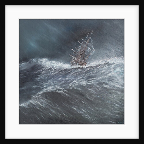 Beagle in a storm off Cape Horn 24th December 1832, 2014 by Vincent Alexander Booth