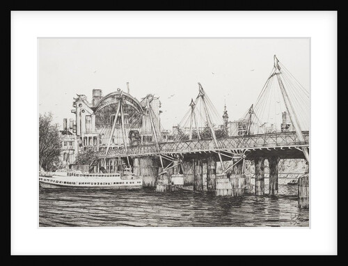 Hungerford Bridge London, 2006, by Vincent Alexander Booth