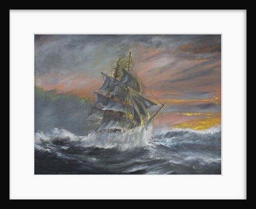 Terra Nova in fierce Gale at dawn Dec 2nd 1910, 2007 by Vincent Alexander Booth