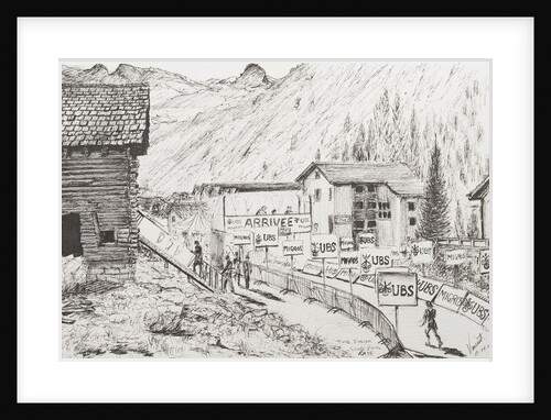 Sierre to Zinal Mountain Race, The Finish, 2009 by Vincent Alexander Booth