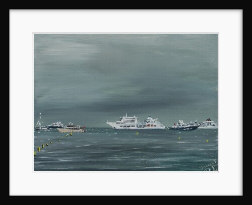 Ships and boats at Cannes, 2014 by Vincent Alexander Booth