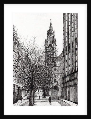Manchester Town Hall from Deansgate, 2007 by Vincent Alexander Booth
