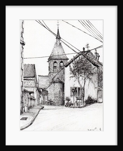 Church in Laignes France, 2007 by Vincent Alexander Booth