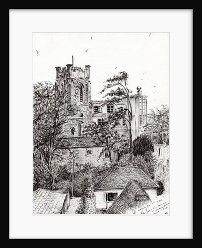 View from St Catherines school Ventnor I.O.W., 2011 by Vincent Alexander Booth