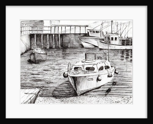 Boats at Islay Scotland, 2005 by Vincent Alexander Booth