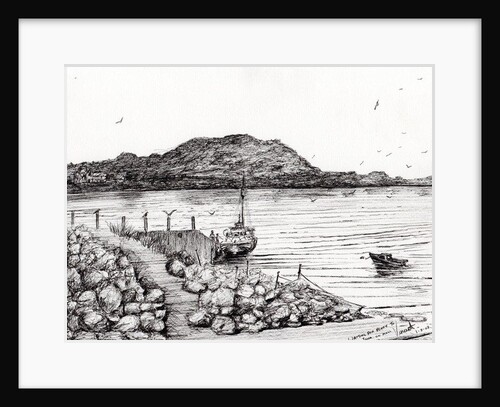 Iona from Mull, Scotland by Vincent Alexander Booth