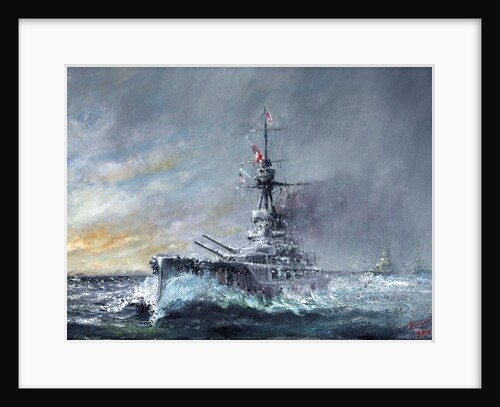 Equal-Speed-Charlie-London, HMS Iron Duke signals at Jutland 1916, 2015 by Vincent Alexander Booth