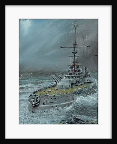 SMS Friedrich der Grosse at Jutland 1916, 2016 by Vincent Alexander Booth