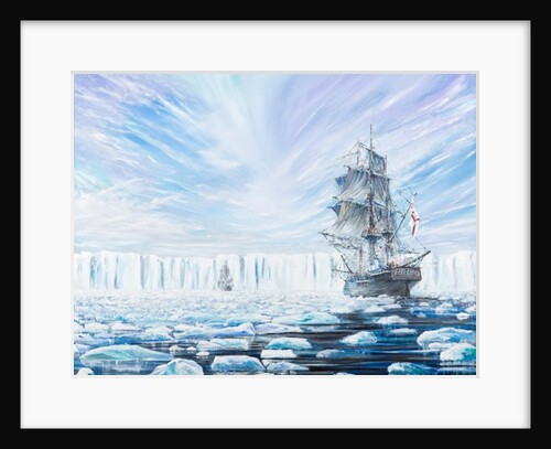 James Clark Ross discovers Antarctic Ice Shelf Jan 1841, 2016 by Vincent Alexander Booth