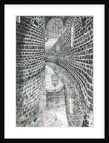 The Castle in the Forest of Findhorn, curved corridor, 2006 by Vincent Alexander Booth