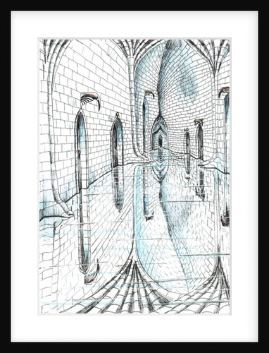 The Castle in the Forest of Findhorn, mirror floor, 2006 by Vincent Alexander Booth