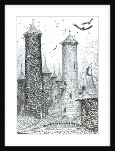 The Castle in the Forest of Findhorn, towers, 2006 by Vincent Alexander Booth