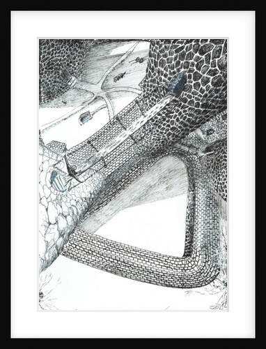 The Castle in the Forest of Findhorn, skybridge, 2006 by Vincent Alexander Booth