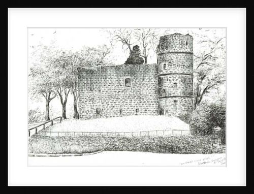 Ruin at Strathaven, 2012 by Vincent Alexander Booth