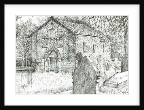 Old Church, Prestbury, 2009 by Vincent Alexander Booth