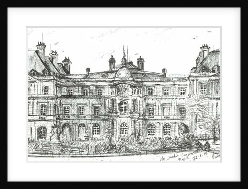 Le Jardin Luxemburg Paris, 2003 by Vincent Alexander Booth