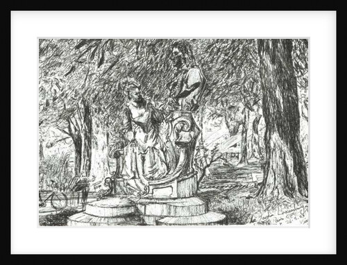 Statue in Jardin Luxemburg Paris, 2003 by Vincent Alexander Booth