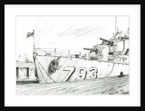 Destroyer 793 Boston Maritime Museum, 2003 by Vincent Alexander Booth