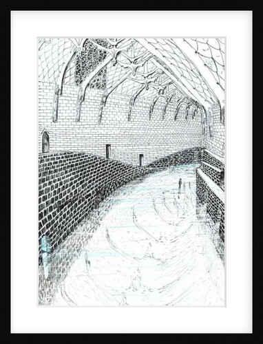 The Castle in the Forest of Findhorn, curved corridor, 2006 by Vincent Alexander Booth