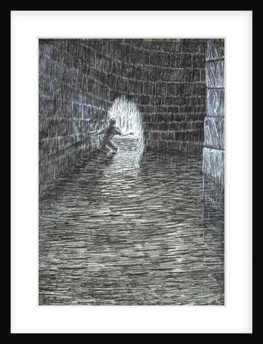 The Castle in the Forest of Findhorn, man in water, 2006 by Vincent Alexander Booth