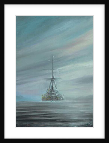 SMS Derfflinger Scapa Flow 1919, 2016 by Vincent Alexander Booth